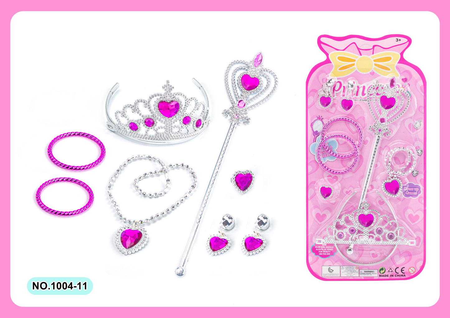 Girls' Series Princess Dress Up Toy Set