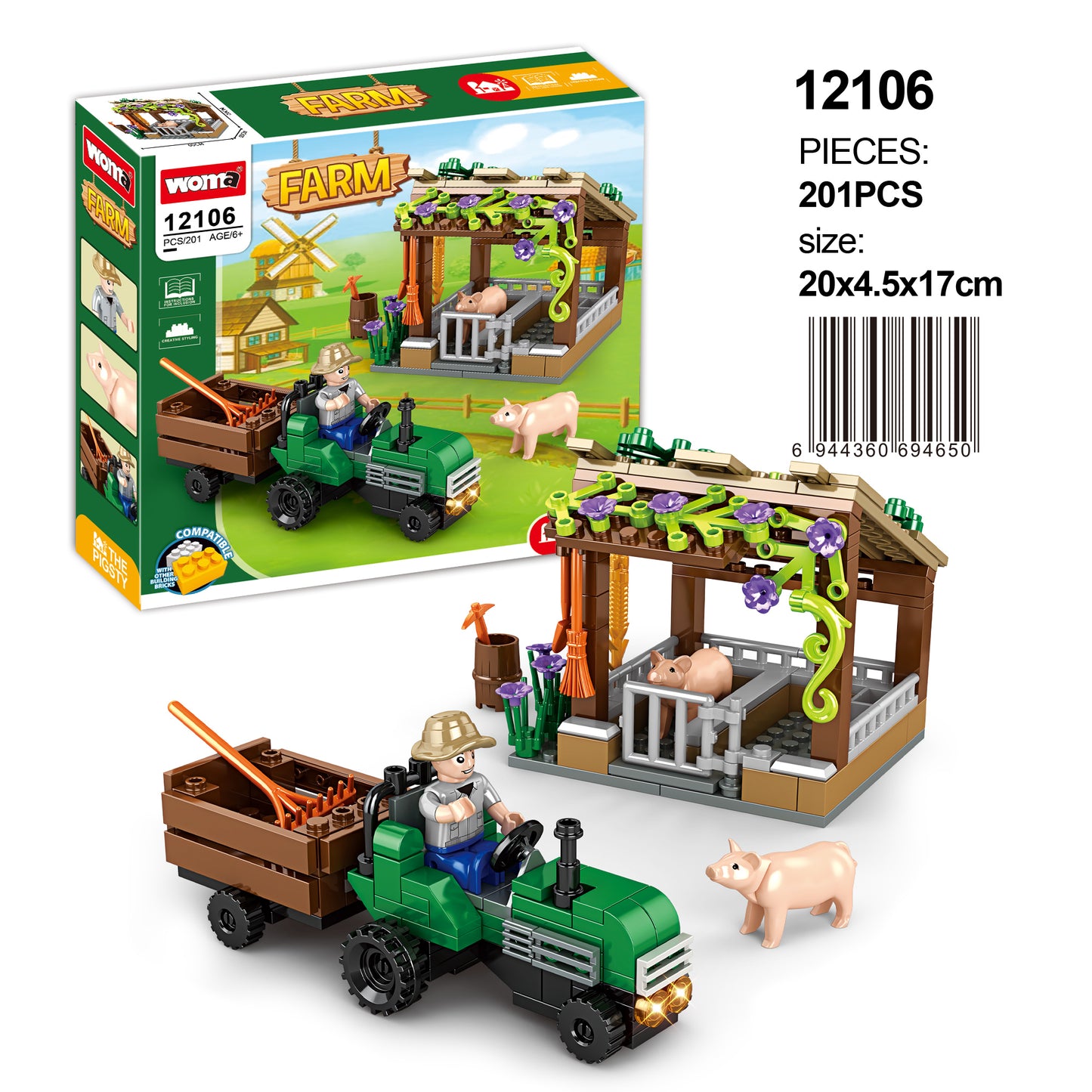 Building Blocks Farm Series-Pigsty