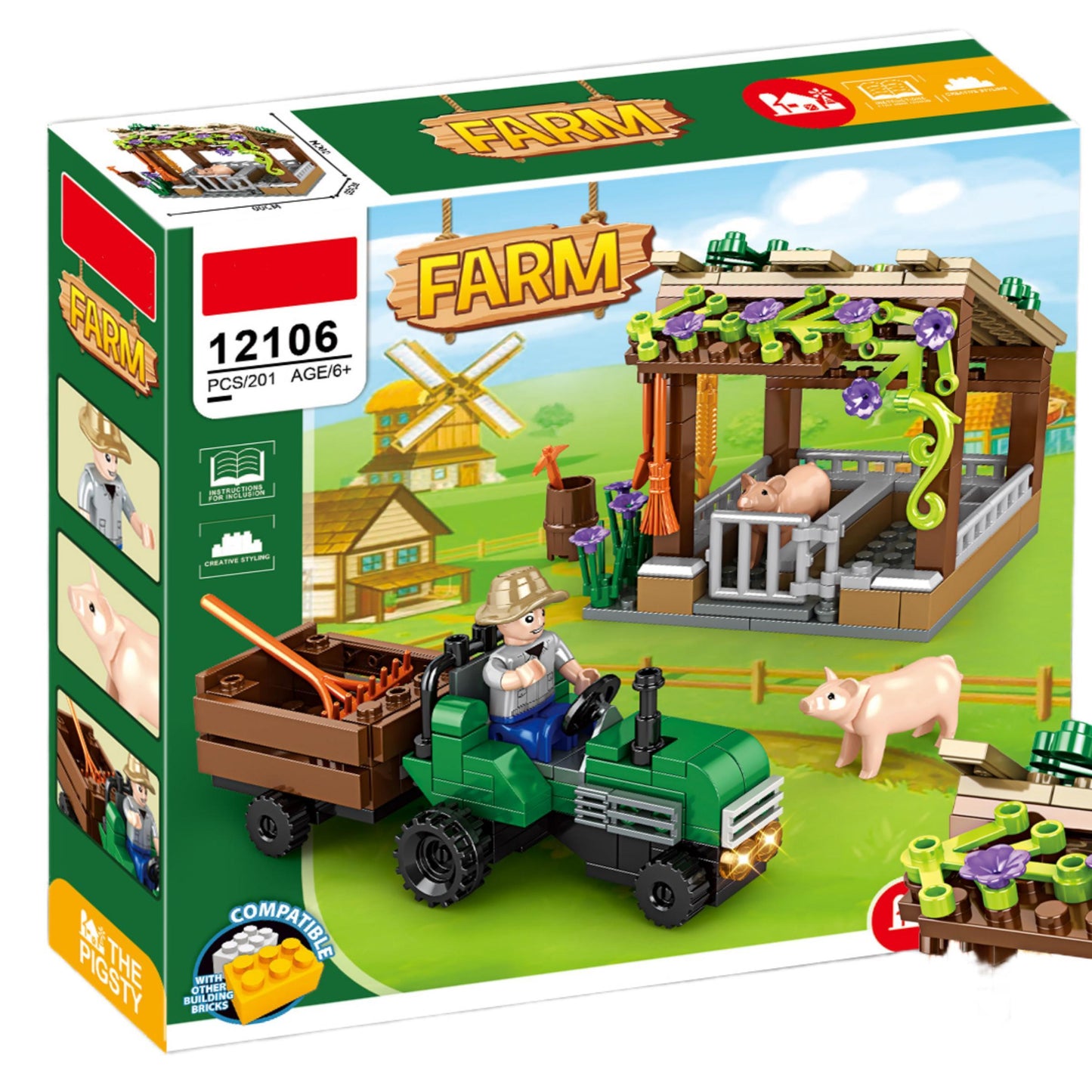 Building Blocks Farm Series-Pigsty